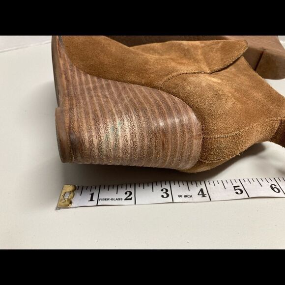 LUCKY BRAND, suede wedge booties, size 7 1/2 M,Tan‎ - Picture 14 of 16